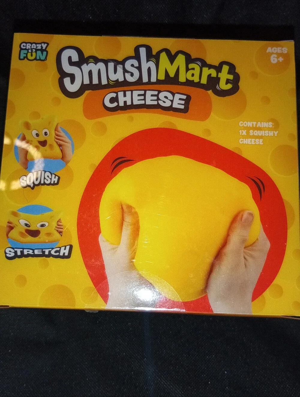 Quackeez Duckeez & SmushMart Cheese Squishy Toy Lot 2 NWT